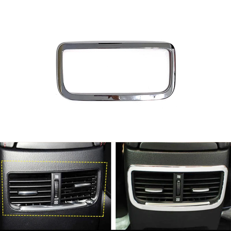 

For Mazda 6 Atenza 2013-2016 ABS Chrome Interior Armrest Box Rear AC Vent Outlet Cover Trim Car Styling Auto Accessories