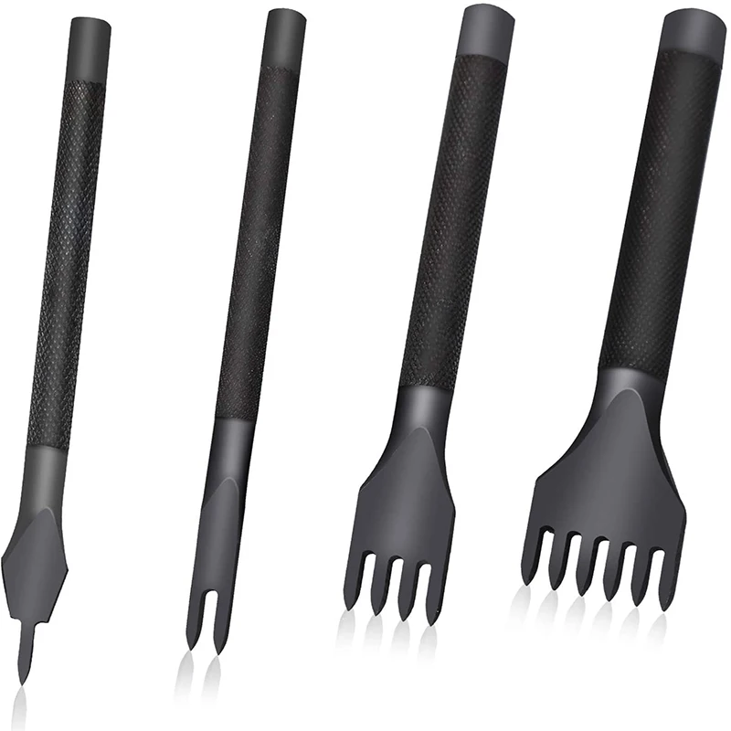 KAOBUY 4Pcs/ set Leather Craft Tool Set Stainless Steel Hole Chisel Graving Stitching Punch Tools Kit 4 size for choose
KAOBUY 4Pcs/ set Leather Craft Tool Set Stainless Steel Hole Chisel Graving Stitching Punch Tools Kit 4 size for choose