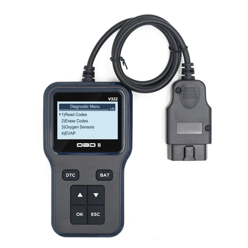 ODB2 Reader Car Diagnostic Tool Scanner Read Code OBD-II Pro V322 Computer Diagnostic Instrument for Automobiles
ODB2 Reader Car Diagnostic Tool Scanner Read Code OBD-II Pro V322 Computer Diagnostic Instrument for Automobiles