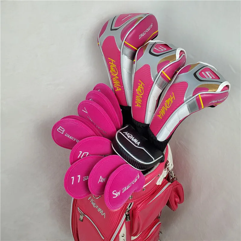 

Women Golf Clubs Complete Set Honma Bere S-06 4 star golf club sets Driver+Fairway+Golf iron+putter (13piece no bag)