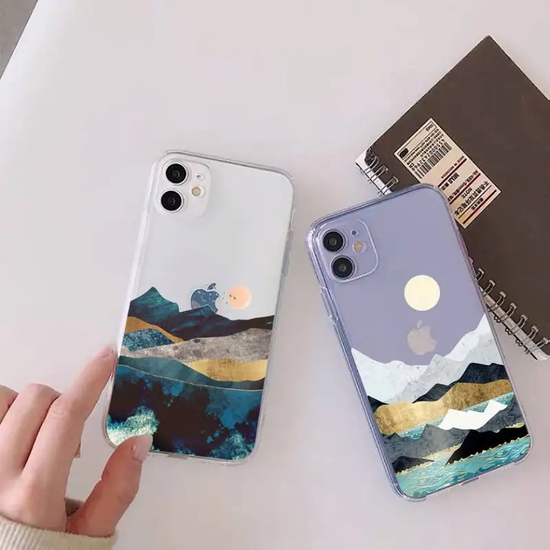 Hand Painted Scenery Phone Case For iphone 13 12 11 mini x xs xr pro max 8 7 6s 6 plus Transparent soft
Hand Painted Scenery Phone Case For iphone 13 12 11 mini x xs xr pro max 8 7 6s 6 plus Transparent soft