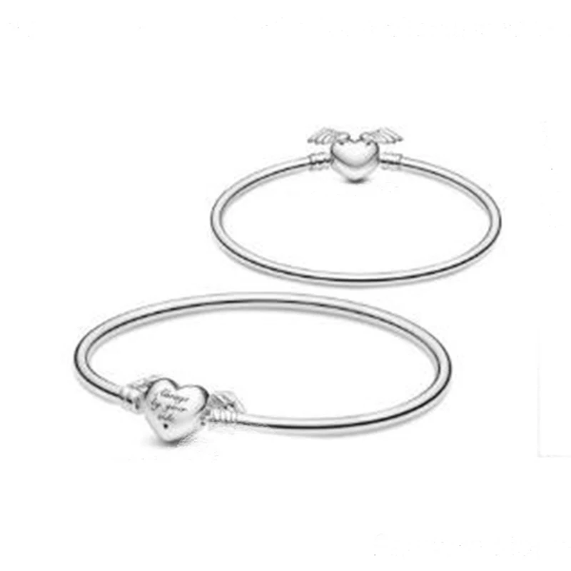 Winged Heart Bangle 100% 925 Sterling Silver Moments Bangle Bracelet Fit European Charms Diy Jewelry
Winged Heart Bangle 100% 925 Sterling Silver Moments Bangle Bracelet Fit European Charms Diy Jewelry