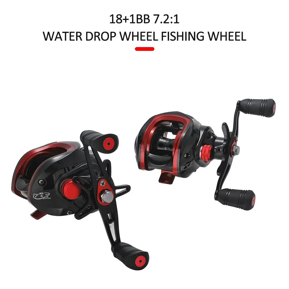 Practical Fishing Wheel Dripping Wheel 7.2:1 Metal Rocker Spool Gear Fishing Reel Durable 18+1BB Portable
Practical Fishing Wheel Dripping Wheel 7.2:1 Metal Rocker Spool Gear Fishing Reel Durable 18+1BB Portable