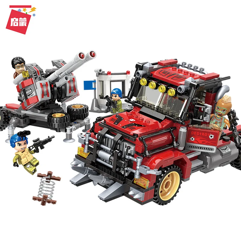719PCS Enlightenment 3213 Military Series Anti-air Missile Launcher Boy Assembling Building Blocks Toy Gift
719PCS Enlightenment 3213 Military Series Anti-air Missile Launcher Boy Assembling Building Blocks Toy Gift