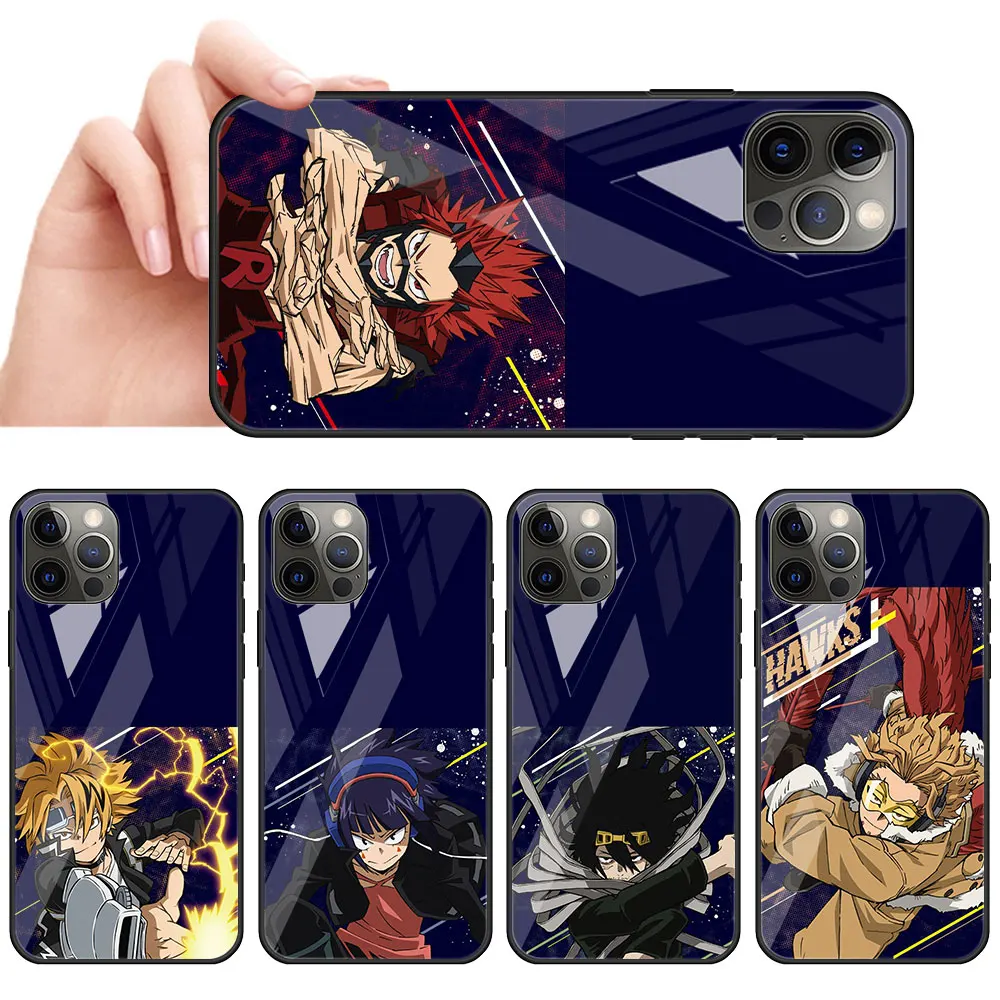 My Hero Academia Glass Cell Phone Case For iPhone 11 12 Mini 13 Pro Max 7 8 Plus X XR XS 6 6s SE 2020 Cover Coque
My Hero Academia Glass Cell Phone Case For iPhone 11 12 Mini 13 Pro Max 7 8 Plus X XR XS 6 6s SE 2020 Cover Coque
