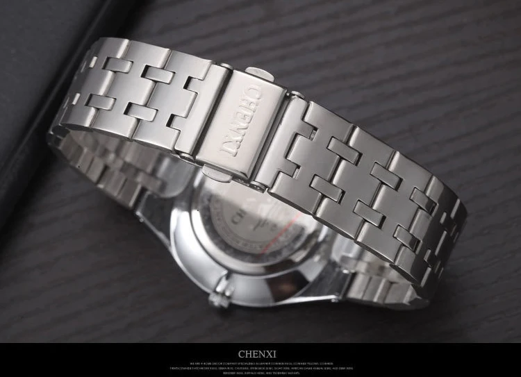 CHENXI New Top Luxury Watch Men Brand Mens Watches Ultra Thin Full Stainless Steel Band Quartz Wristwatch Fashion Casual Watches
CHENXI New Top Luxury Watch Men Brand Mens Watches Ultra Thin Full Stainless Steel Band Quartz Wristwatch Fashion Casual Watches
