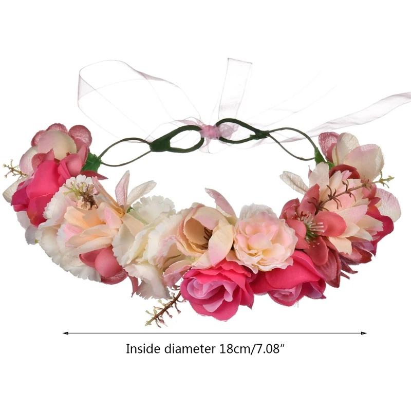 2021 New Handmade Flower Wreath Headband Floral Garland Headpiece for Wedding Beach Party
2021 New Handmade Flower Wreath Headband Floral Garland Headpiece for Wedding Beach Party