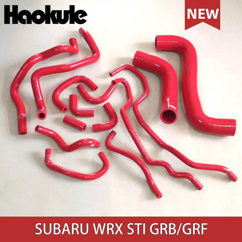 Силиконовый шланг для радиатора SUBARU IMPREZA WRX STI GRB GRF STI10 14 шт. синий красный
