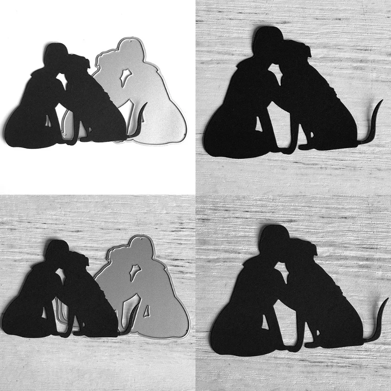 Cutting Dies Stencil Metal Template Moulds Woman Hugging Dog Shape DIY Craft Embossing Tools for Album Scrapbooking Art and 85LA
Cutting Dies Stencil Metal Template Moulds Woman Hugging Dog Shape DIY Craft Embossing Tools for Album Scrapbooking Art and 85LA