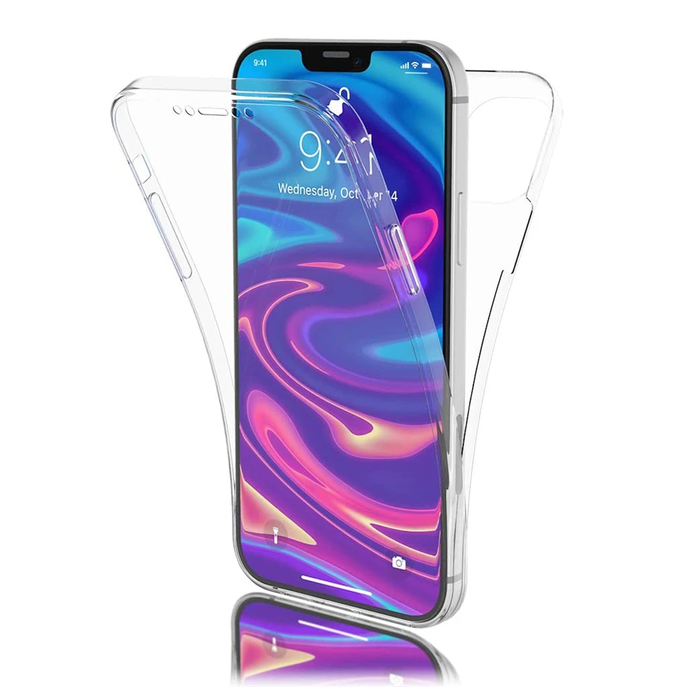 360 Full Body Case for iPhone 12 13 mini 11 14 Pro Max Xs XR 7 8 Plus Soft Silicone Full Coverage Protective Cover
360 Full Body Case for iPhone 12 13 mini 11 14 Pro Max Xs XR 7 8 Plus Soft Silicone Full Coverage Protective Cover
