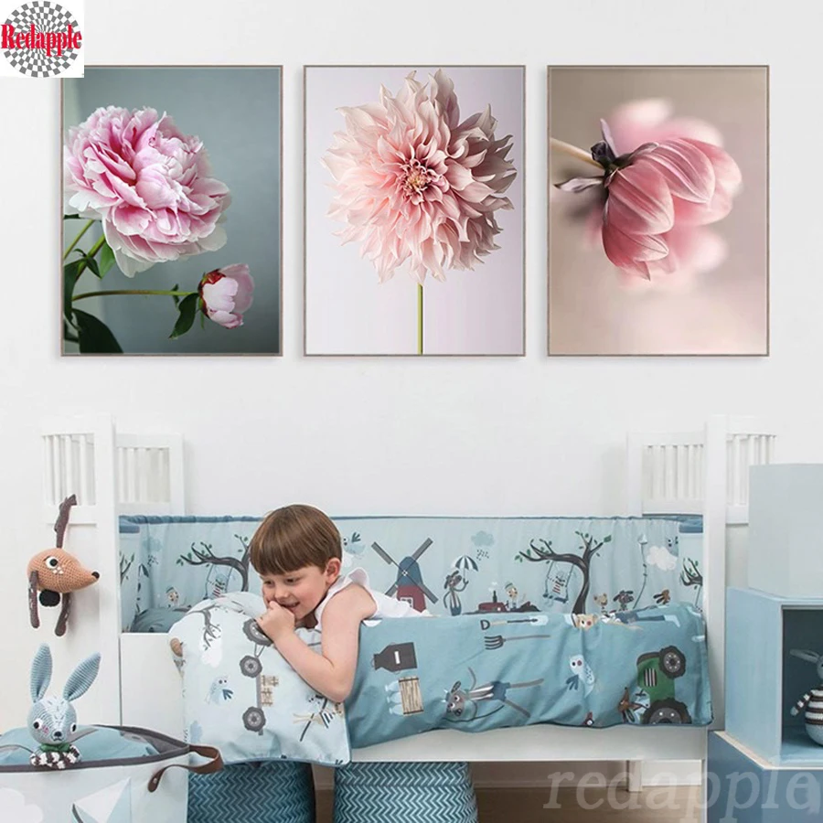 Beauty Life Pink Flowers diamond mosaic diamond Painting full square round drill Wall Pictures Peony daimond painting 3 pcs art
Beauty Life Pink Flowers diamond mosaic diamond Painting full square round drill Wall Pictures Peony daimond painting 3 pcs art