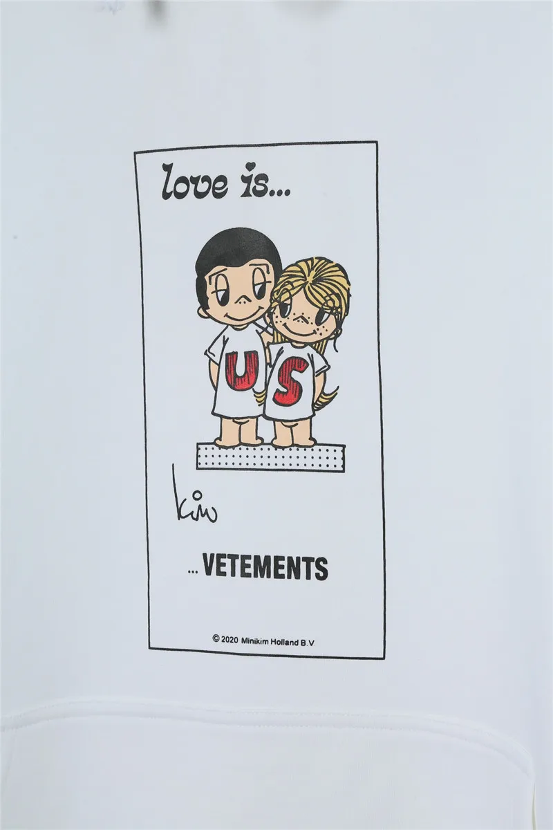 Oversize VETEMENTS LOVE IS US Hoodie Men Women 1:1 Top Version Heavy Fabric Pullover VTM Sweatshirts
Oversize VETEMENTS LOVE IS US Hoodie Men Women 1:1 Top Version Heavy Fabric Pullover VTM Sweatshirts