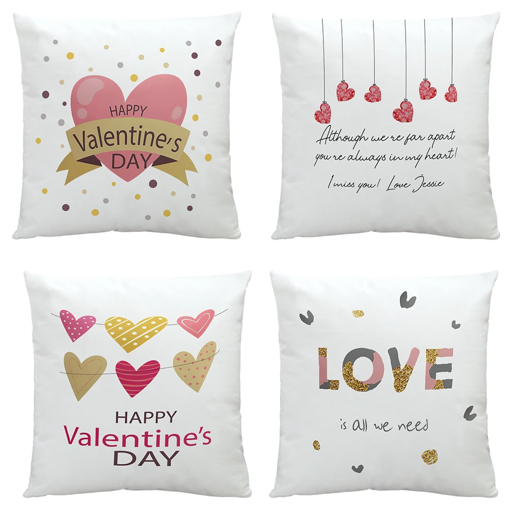 Valentine Decoration Cushion Cover Navidad Throw Pillow Case funda cojin Sweet Home Sofa Couch Chair Back Seat Cover 45x45cm
Valentine Decoration Cushion Cover Navidad Throw Pillow Case funda cojin Sweet Home Sofa Couch Chair Back Seat Cover 45x45cm