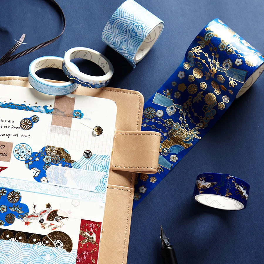 5pcs Retro Crane Washi Tape Set Gold Color Flower Ins Style Adhesive Masking Tapes Sticker Decoration for Album Lipstick E6313
5pcs Retro Crane Washi Tape Set Gold Color Flower Ins Style Adhesive Masking Tapes Sticker Decoration for Album Lipstick E6313