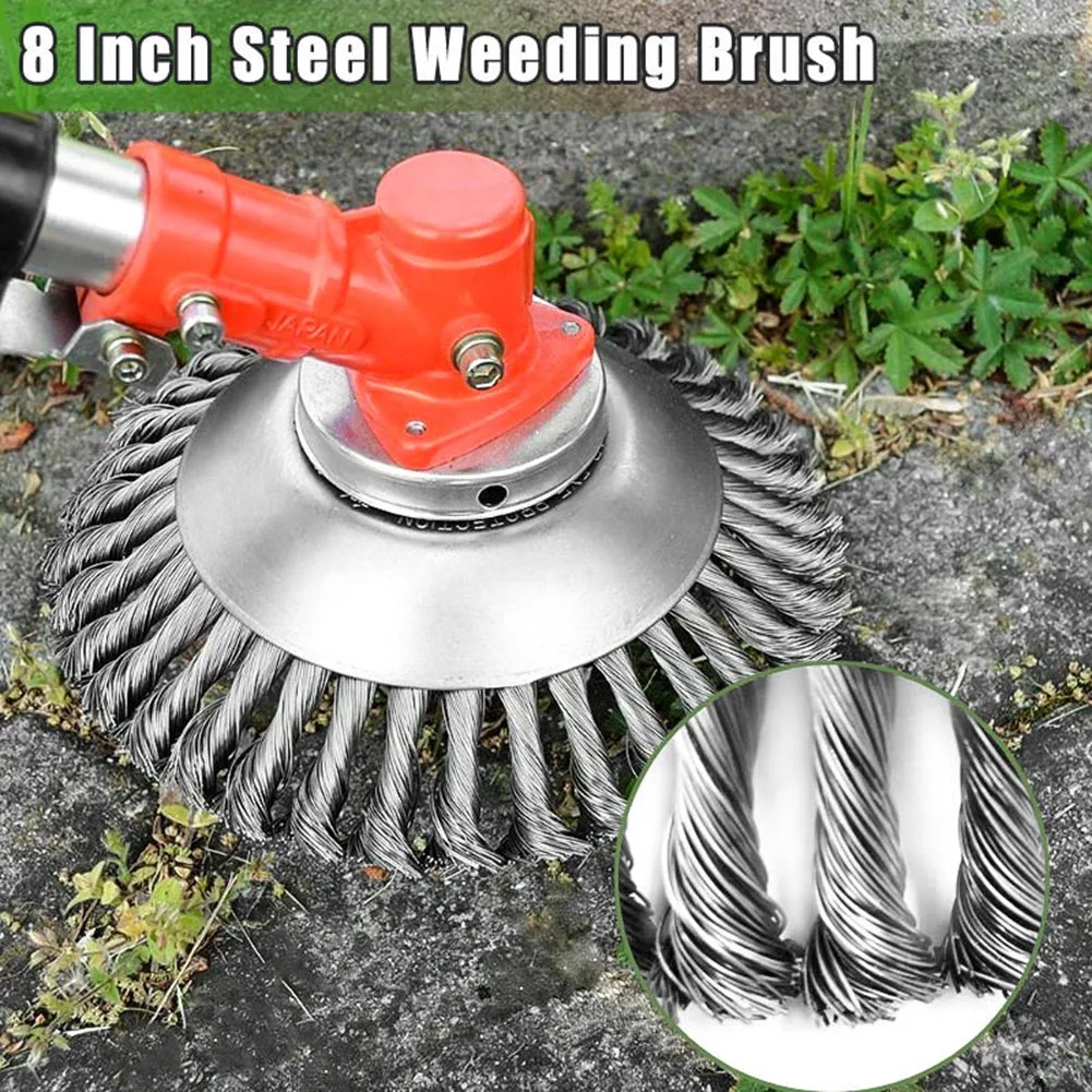 Steel Wire Wheel Garden Weed Brush Lawn Mower Grass Eater Trimmer Brush Cutter Tools Garden Grass Trimmer Head Weed Brush
Steel Wire Wheel Garden Weed Brush Lawn Mower Grass Eater Trimmer Brush Cutter Tools Garden Grass Trimmer Head Weed Brush