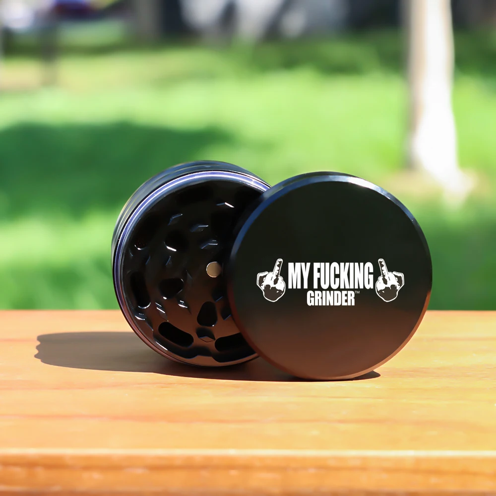 MY FUCKING 50MM 4 Layer tobacco grinder portable weed grinder zinc alloy dried herb smoke accessories pepper pot spice grinder
MY FUCKING 50MM 4 Layer tobacco grinder portable weed grinder zinc alloy dried herb smoke accessories pepper pot spice grinder