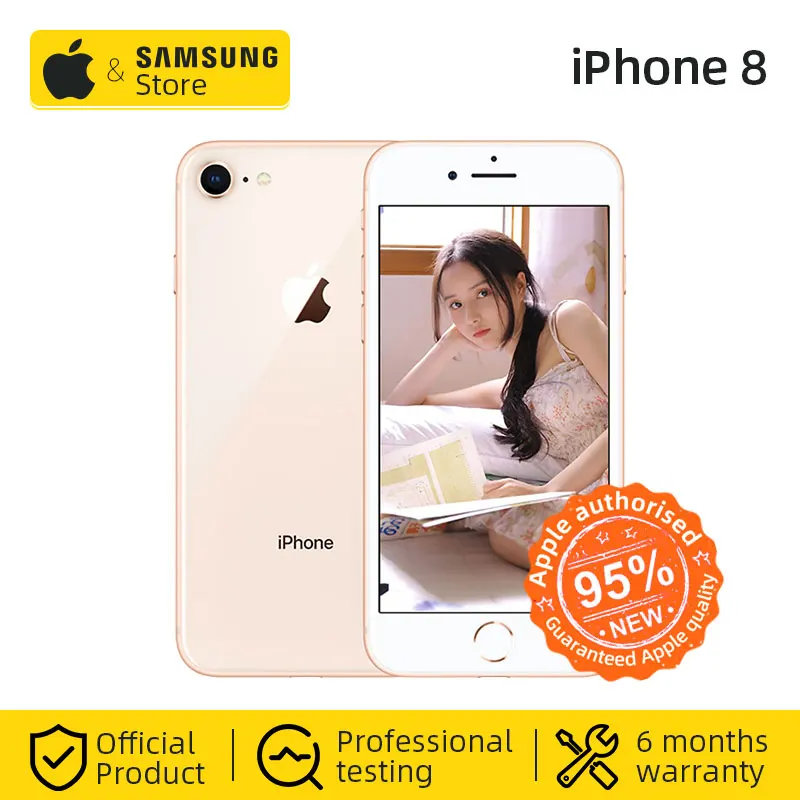 Оригинальный разблокированный мобильный телефон Apple iPhone 8 4 7 дюйма с шестиядерным