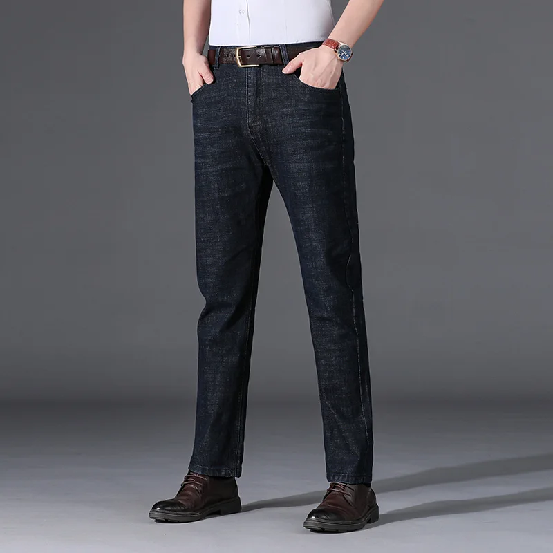 Мужские свободные джинсы, черные повседневные эластичные джинсовые брюки, размер 29-40, 2021 
Мужские свободные джинсы, черные повседневные эластичные джинсовые брюки, размер 29-40, 2021