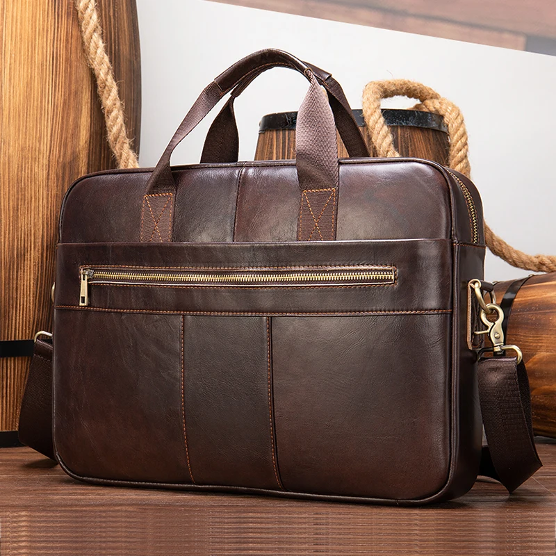 Мужская кожаная сумка Luufan, мужской портфель из натуральной кожи, сумка для ноутбука 15,6, мужские Офисные Сумки t A4, трусы для компьютера 7352 
Мужская кожаная сумка Luufan, мужской портфель из натуральной кожи, сумка для ноутбука 15,6, мужские Офисные Сумки t A4, трусы для компьютера 7352