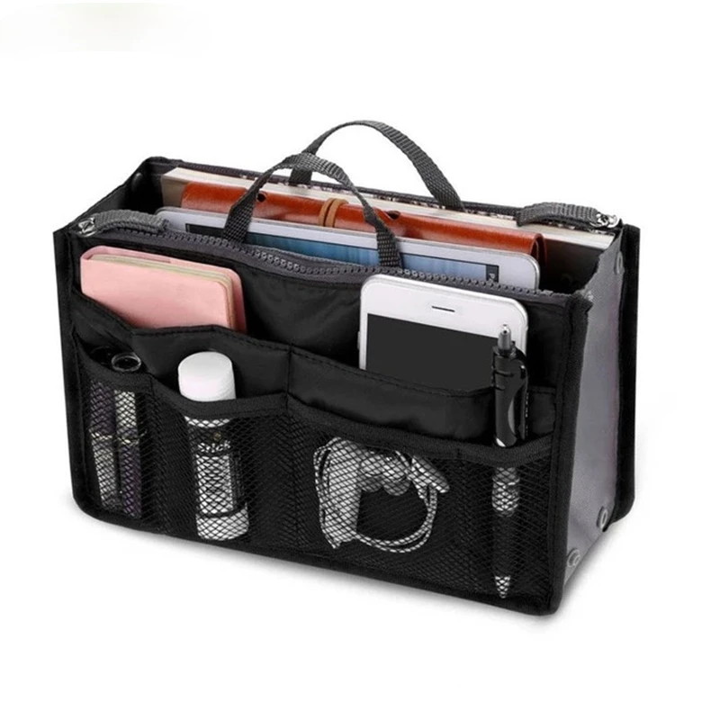 Tote Cosmetic Bag For Women Double Zipper Makeup Bag Toiletries Grooming Kit Large Nylon Travel Insert Organizer Handbag Purse
Tote Cosmetic Bag For Women Double Zipper Makeup Bag Toiletries Grooming Kit Large Nylon Travel Insert Organizer Handbag Purse