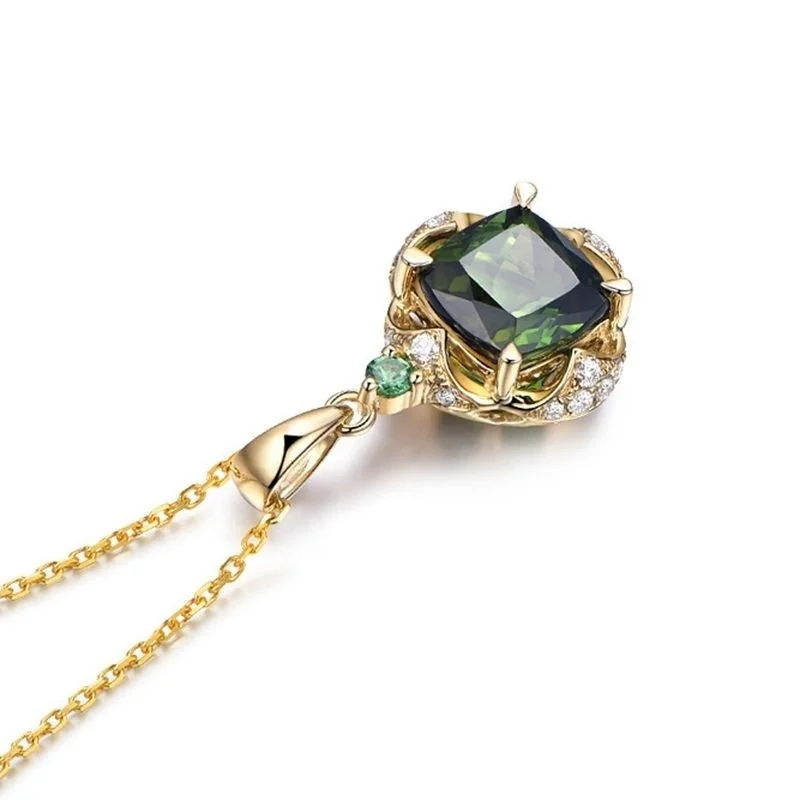 New Bohemian Crystal Inlaid Pendant Necklace Women's Necklace Austrian Green Rhinestone Inlaid Sliding Pendant Accessory Jewelry 
New Bohemian Crystal Inlaid Pendant Necklace Women's Necklace Austrian Green Rhinestone Inlaid Sliding Pendant Accessory Jewelry
