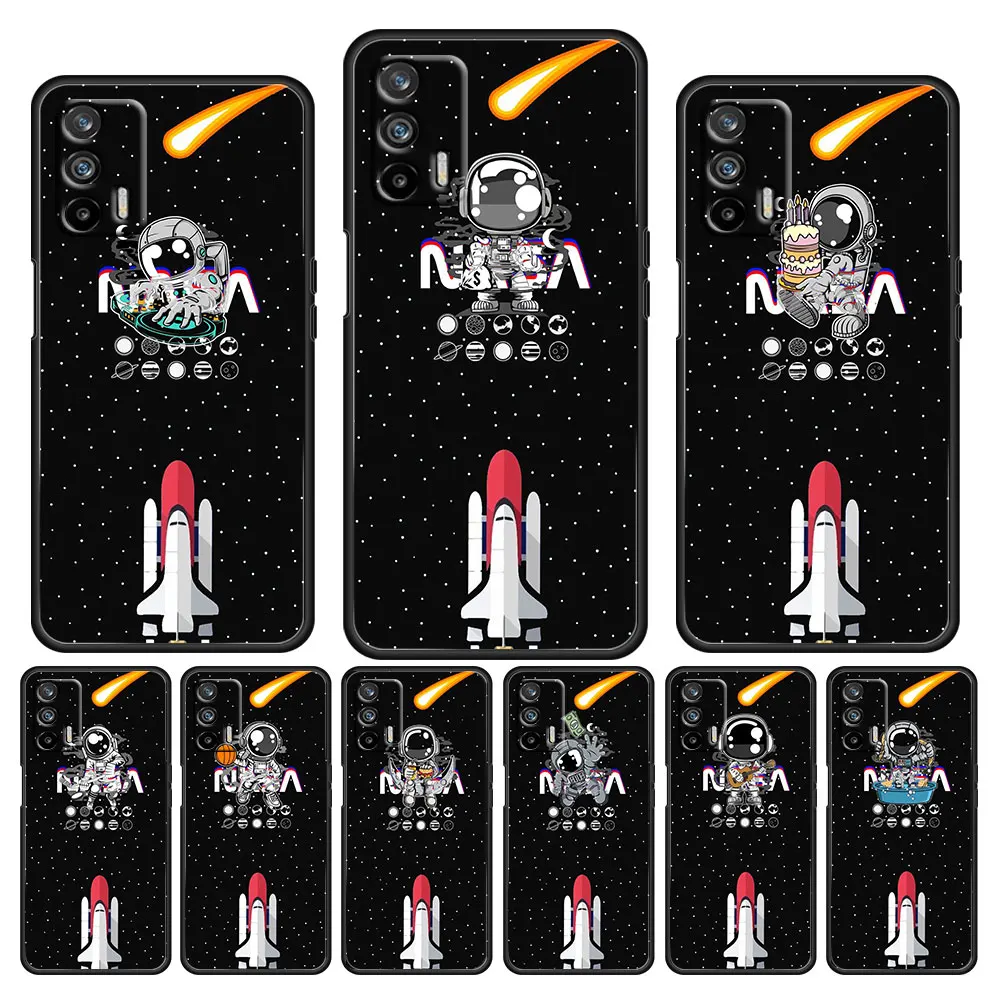 Cartoon Cute Astronaut Soft Shockproof Black Phone Case For OPPO Realme GT Neo 2 Explorer Master Flash Edition Coque
Cartoon Cute Astronaut Soft Shockproof Black Phone Case For OPPO Realme GT Neo 2 Explorer Master Flash Edition Coque