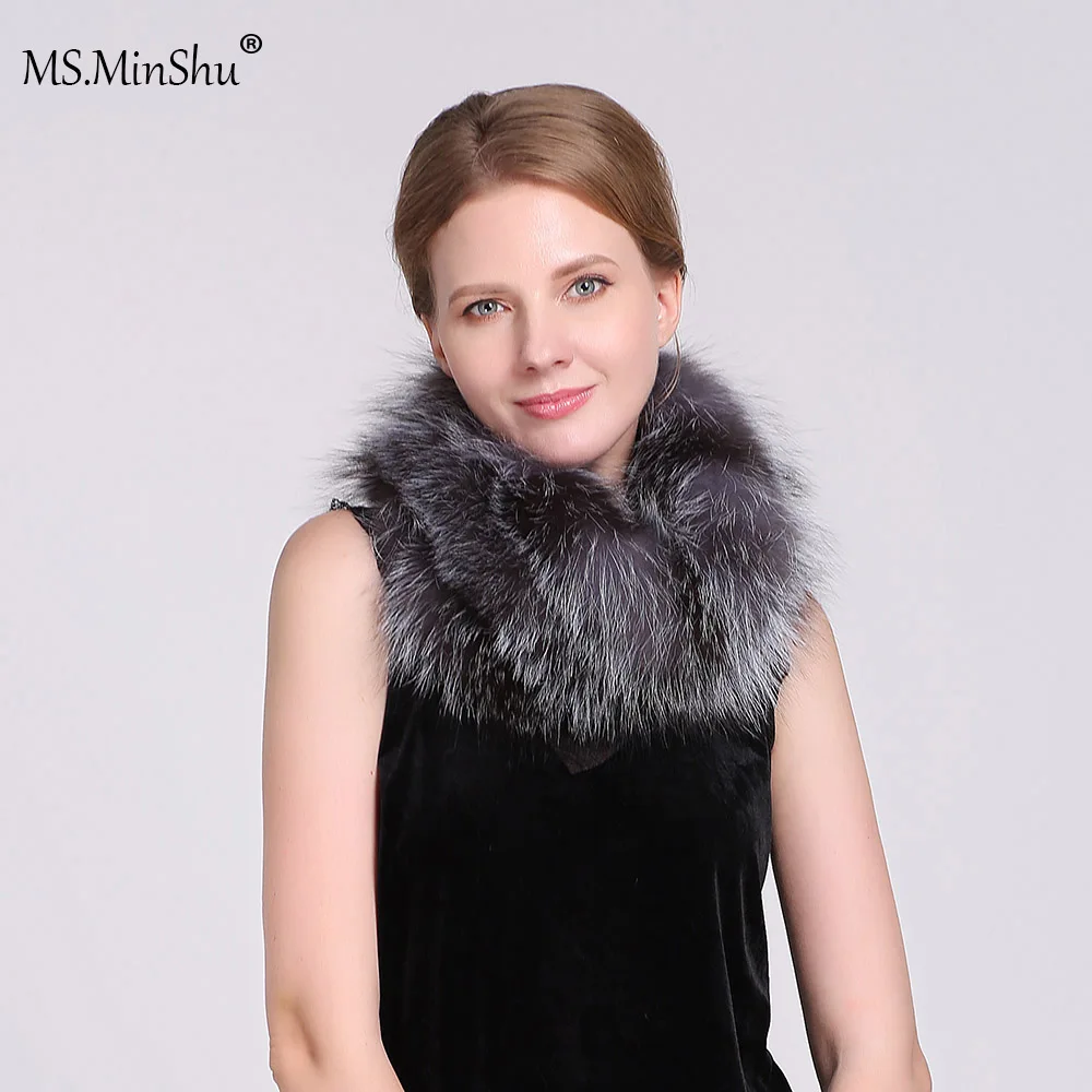 MS.MinShu Fluffy Fox Fur Collar Scarf Real Fox Scarf Natural Fox Fur Collar Winter Women Fur Scarf In Multi colors Free shipping
MS.MinShu Fluffy Fox Fur Collar Scarf Real Fox Scarf Natural Fox Fur Collar Winter Women Fur Scarf In Multi colors Free shipping