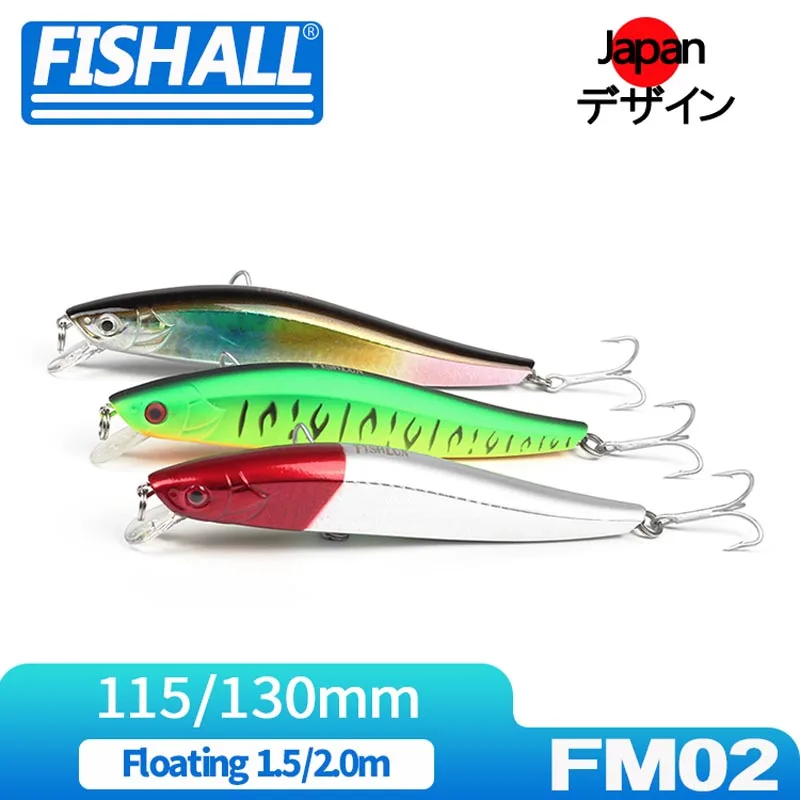 Hot Sale Rerange 130mm 115mm 27g 16g Hard Wobbler Floating Minnow Lure 2.0m 1.5m Diving Bait For Bass Pike Fishing
Hot Sale Rerange 130mm 115mm 27g 16g Hard Wobbler Floating Minnow Lure 2.0m 1.5m Diving Bait For Bass Pike Fishing