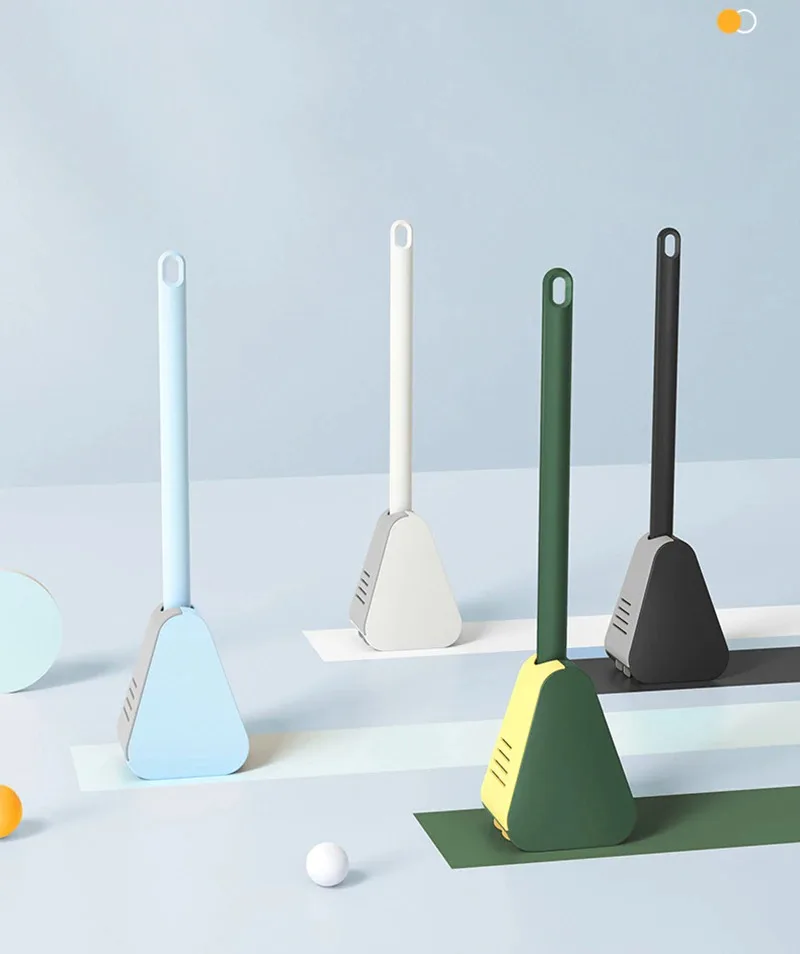 Golf Toilet Brushes With Triangle Base Set Long Handle Toilet Silicone Soft Cleaning Brush Wall-Mounted Cleaner Bathroom Tools
Golf Toilet Brushes With Triangle Base Set Long Handle Toilet Silicone Soft Cleaning Brush Wall-Mounted Cleaner Bathroom Tools
