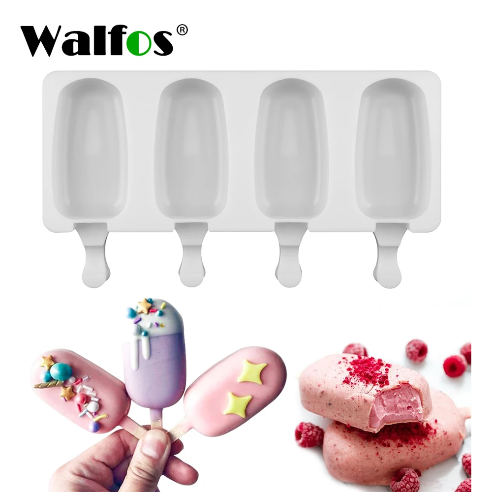 Walfos 4 Cell Big Size Silicone Ice Cream Mold DIY Homemade Dessert Freezer Fruit Juice Ice Pop Maker Mould
Walfos 4 Cell Big Size Silicone Ice Cream Mold DIY Homemade Dessert Freezer Fruit Juice Ice Pop Maker Mould