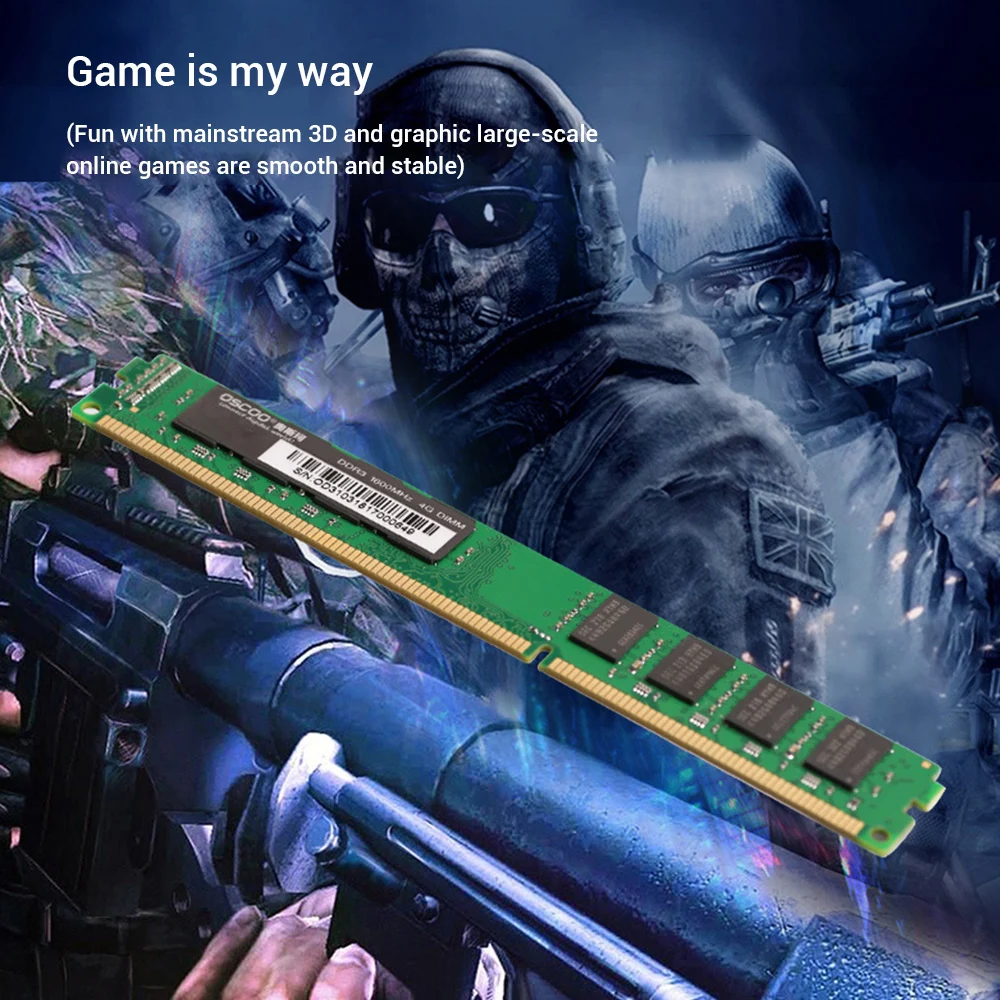 OSCOO DDR3 RAM 2GB/4GB/8GB 1600MHz UDIMM Memory 240Pin Computer Motherboards Memory Bar for PC Desktop Office Home
OSCOO DDR3 RAM 2GB/4GB/8GB 1600MHz UDIMM Memory 240Pin Computer Motherboards Memory Bar for PC Desktop Office Home