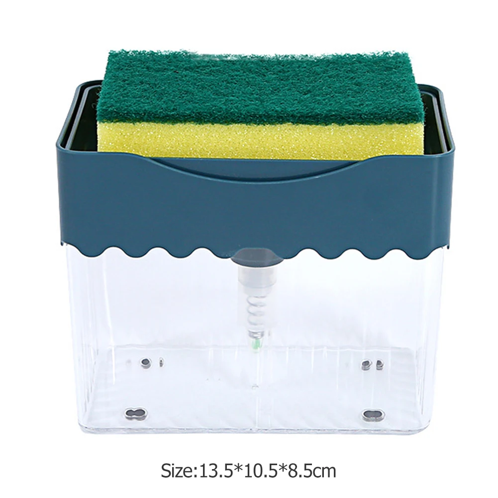 Kitchen Soap Pump Dispenser and Sponge Holder 2-in-1 Manual Press Liquid Soap Dispenser with Sponge Home Kitchen Cleaning Tool
Kitchen Soap Pump Dispenser and Sponge Holder 2-in-1 Manual Press Liquid Soap Dispenser with Sponge Home Kitchen Cleaning Tool