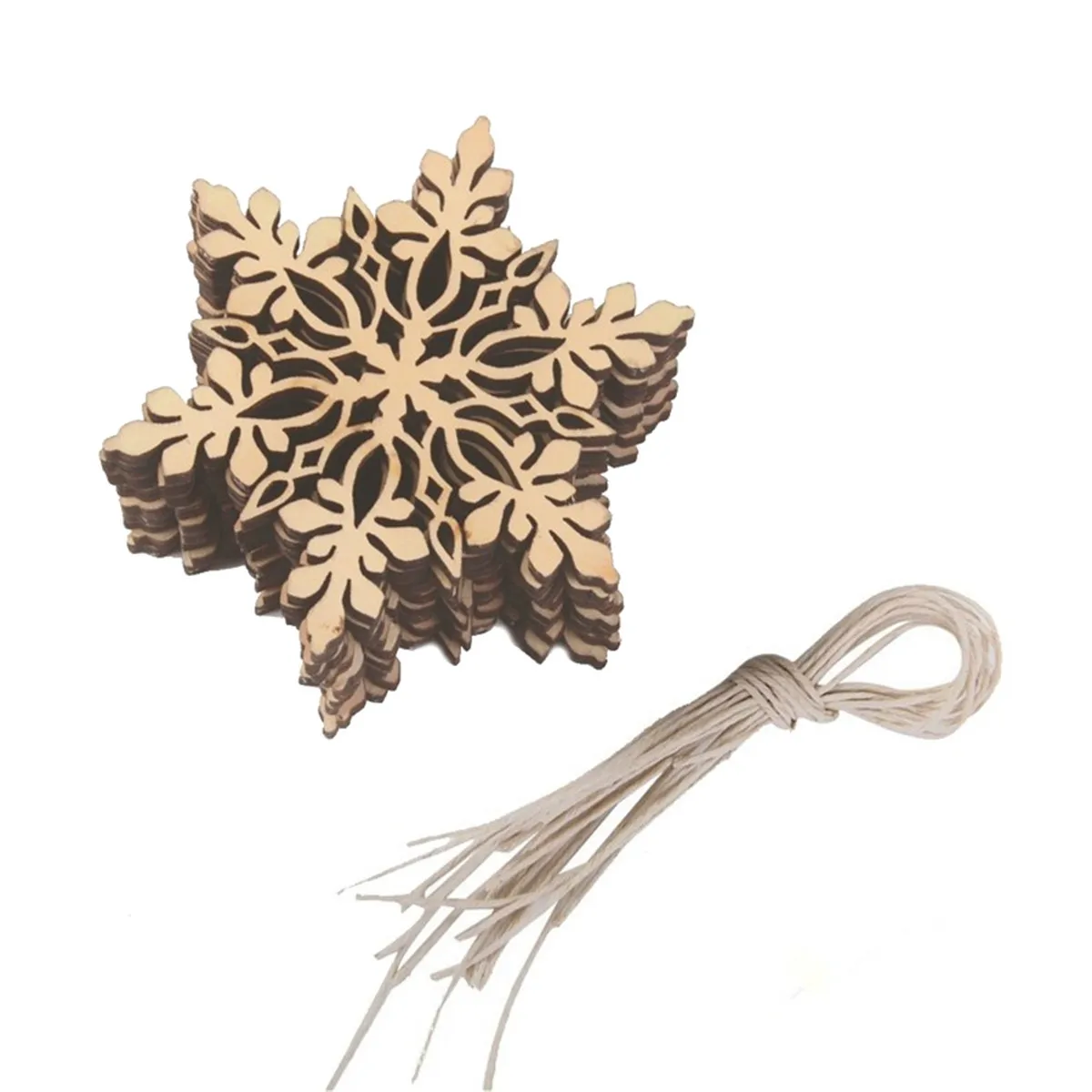 10pcs Wooden Christmas Snowflake Ornaments Unfinished Xmas Tree Pendant Hanging Embellishments Crafts DIY Holiday Hanging Decor
10pcs Wooden Christmas Snowflake Ornaments Unfinished Xmas Tree Pendant Hanging Embellishments Crafts DIY Holiday Hanging Decor