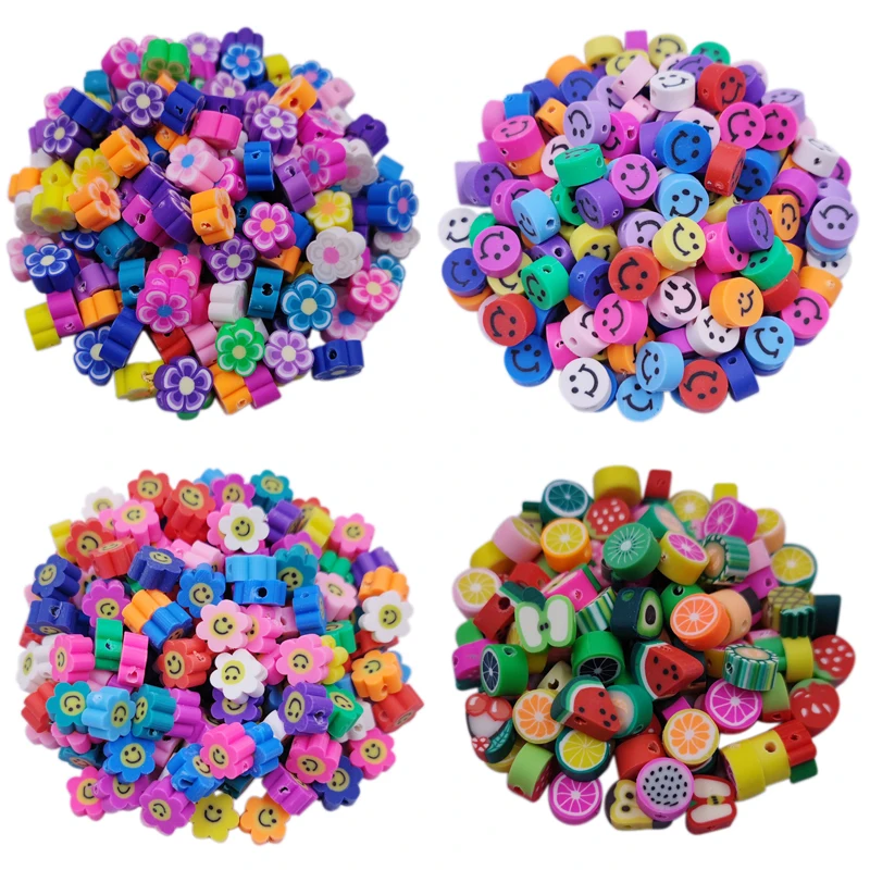 10PCS 3D Fruit Smiley Flower Plasticine Beads Loose Beads Chic For Children DIY Handmade Necklace Bracelet Exquisite Pendant
10PCS 3D Fruit Smiley Flower Plasticine Beads Loose Beads Chic For Children DIY Handmade Necklace Bracelet Exquisite Pendant