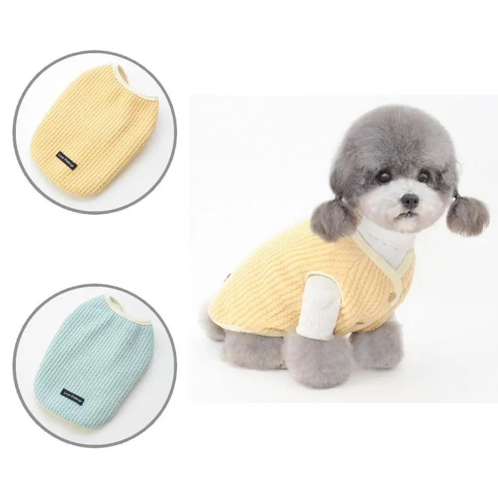 Prevent Coldness Skin-friendly Puppy Cats Sleeveless Thickened Cardigan Pet Accessories
Prevent Coldness Skin-friendly Puppy Cats Sleeveless Thickened Cardigan Pet Accessories