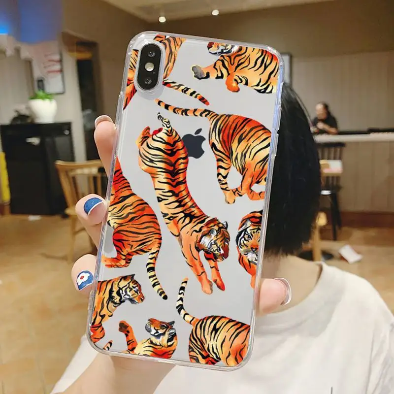 Horror tiger lion cartoon animal Phone Case Transparent for iPhone 6 7 8 11 12 s mini pro X XS XR MAX Plus
Horror tiger lion cartoon animal Phone Case Transparent for iPhone 6 7 8 11 12 s mini pro X XS XR MAX Plus