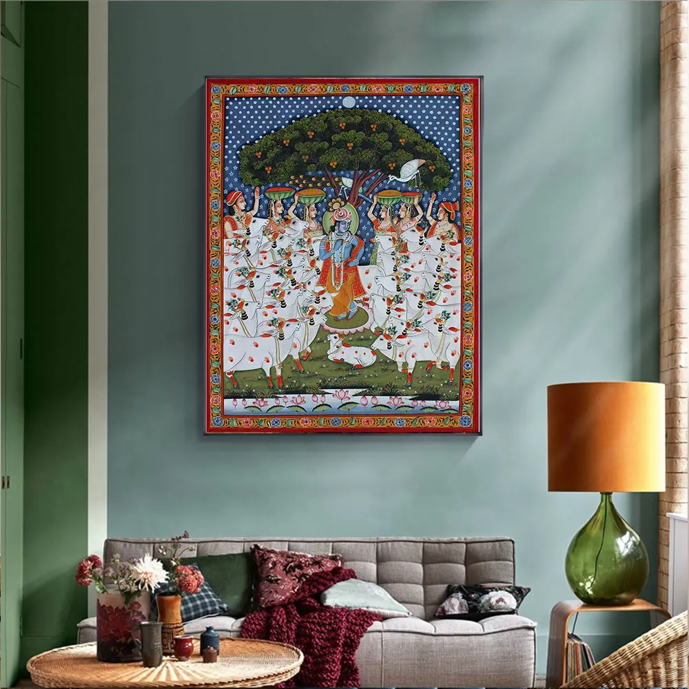 Traditional Indian Religious Canvas Paintings Modern Retro Style Poster And Prints Wall Pictures For Living Room Home Decoration
Traditional Indian Religious Canvas Paintings Modern Retro Style Poster And Prints Wall Pictures For Living Room Home Decoration
