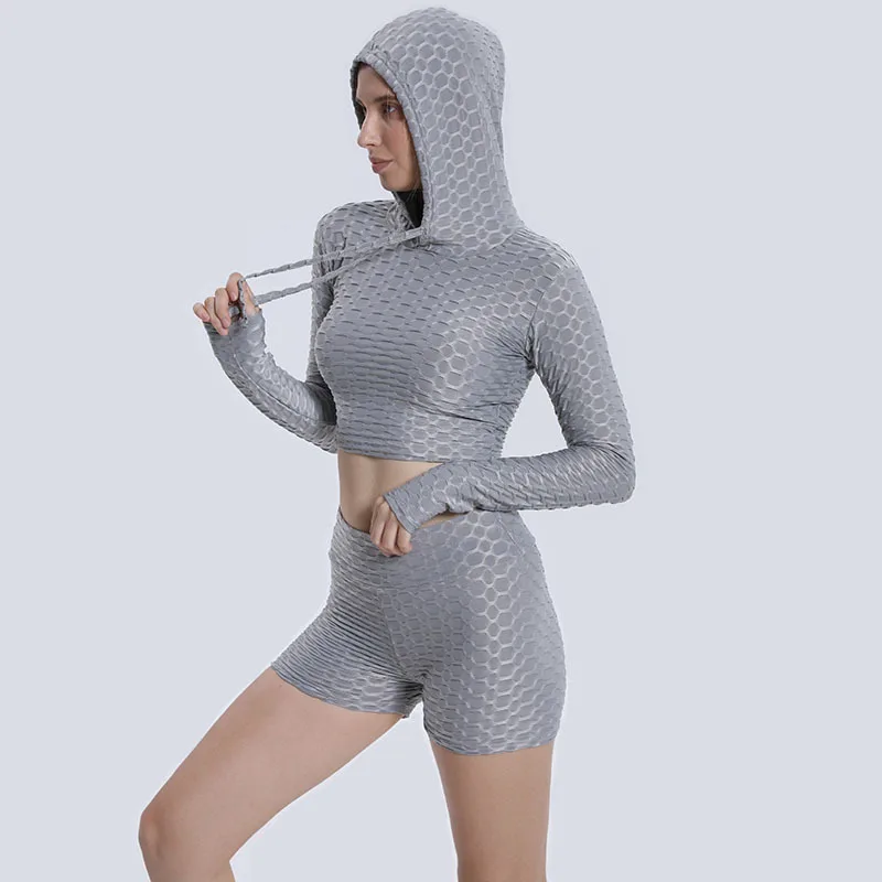 2 Pieces Yoga Set Sports Outfit Suitable For fitness Female Clothing Gym Sportswear Breathable Workout Suit Hoodie Top Leggings
2 Pieces Yoga Set Sports Outfit Suitable For fitness Female Clothing Gym Sportswear Breathable Workout Suit Hoodie Top Leggings