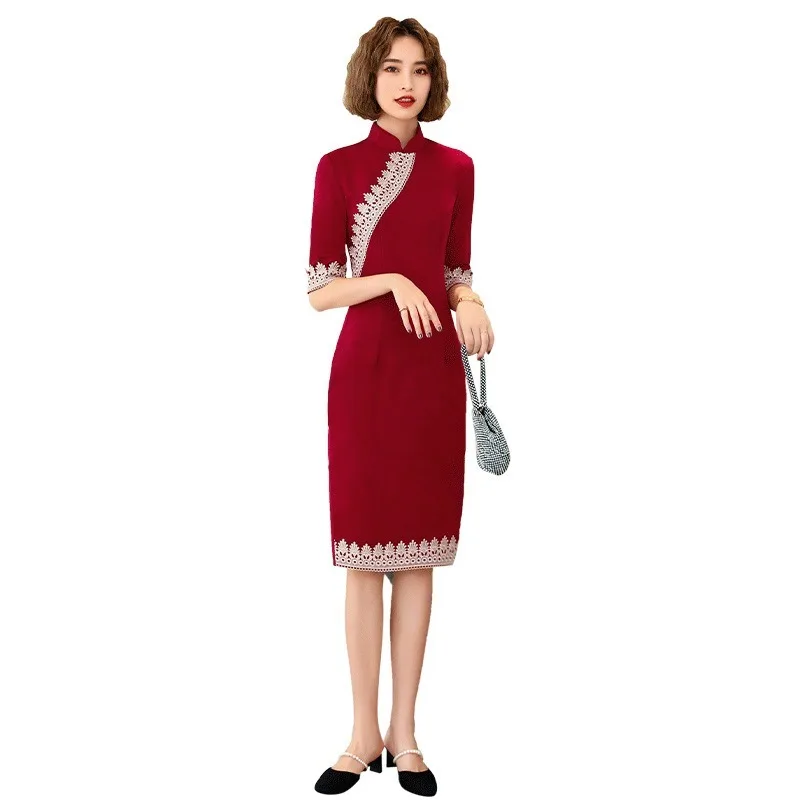 Cheongsam mid-sleeve girls in 2020 fashion slimming cheongsam daily retro improvement Cheongsam skirt cheongsam chinese shirt
Cheongsam mid-sleeve girls in 2020 fashion slimming cheongsam daily retro improvement Cheongsam skirt cheongsam chinese shirt