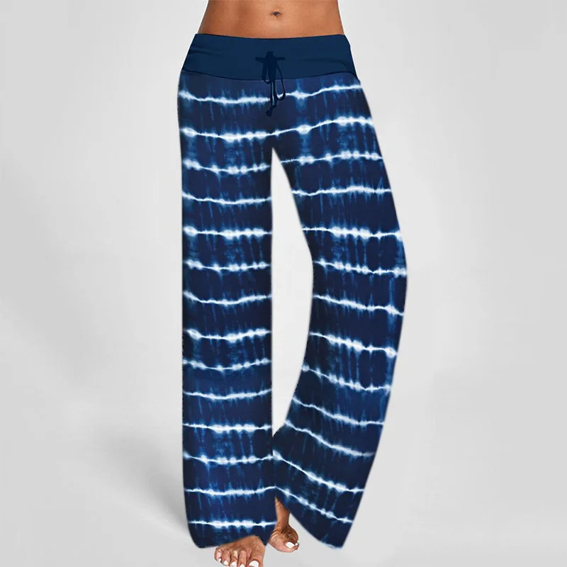 Women's Bandage Casual Striped Pants Loose Tie Dyed Wide Leg Pants For Women Harajuku High Waist Trousers
Women's Bandage Casual Striped Pants Loose Tie Dyed Wide Leg Pants For Women Harajuku High Waist Trousers