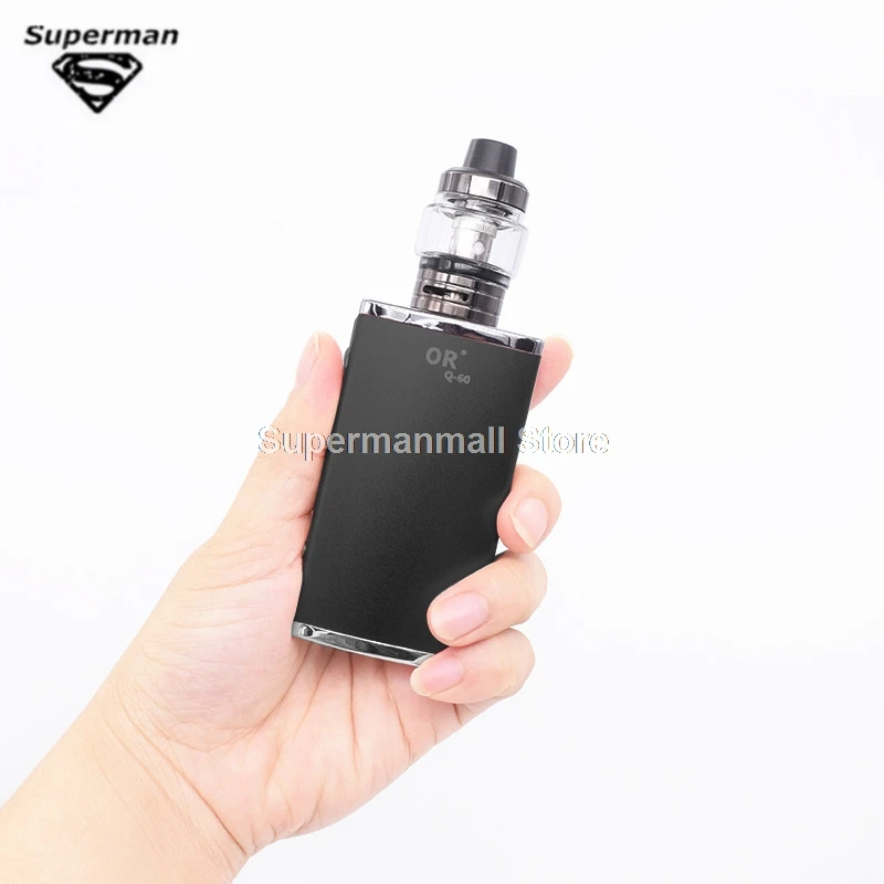 New arrival Q60 Box Mod Kit 2.5ML tank 1600 mAh Built-in Battery 80-50-30W Electronic cigarette vapor Vape kit With USB charge
New arrival Q60 Box Mod Kit 2.5ML tank 1600 mAh Built-in Battery 80-50-30W Electronic cigarette vapor Vape kit With USB charge