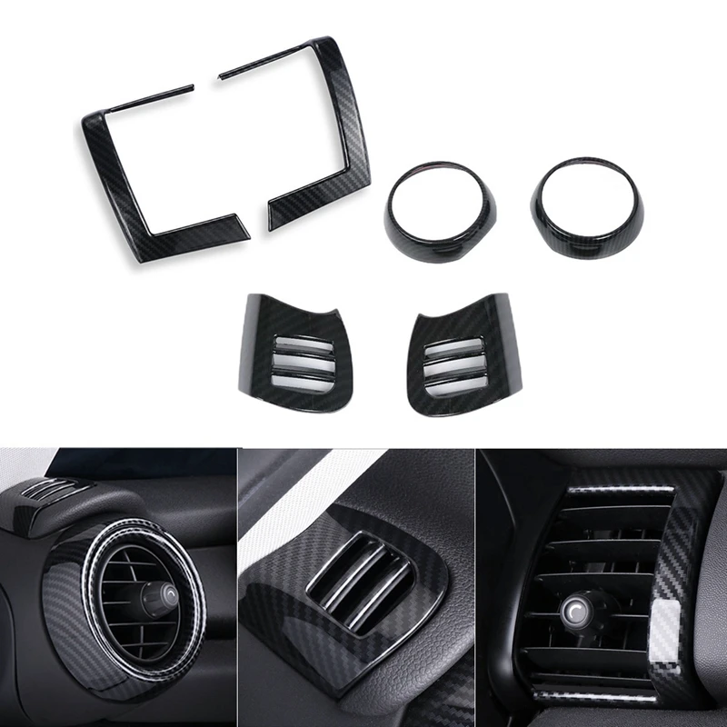 6PCS Dash Air Vent Cover for-BMW MINI Cooper F55 F56 F57 Carbon Fiber Interior Stickers
6PCS Dash Air Vent Cover for-BMW MINI Cooper F55 F56 F57 Carbon Fiber Interior Stickers