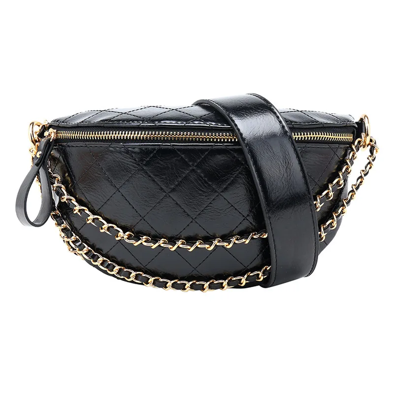 2020 Women Chest bag Diamond pattern chain sling bags Quality PU Leather Chain Small Shoulder Messenger Bag Lady black wallet
2020 Women Chest bag Diamond pattern chain sling bags Quality PU Leather Chain Small Shoulder Messenger Bag Lady black wallet