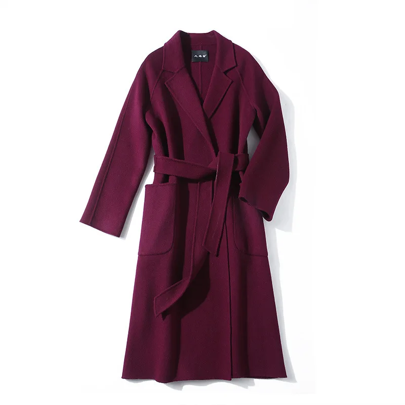 Winter 10% Cashmere Coat Plaid Warm Women Long Coat Solid Color Women Long Wool Coat Office Lady Slim Female Overcoat Oversize
Winter 10% Cashmere Coat Plaid Warm Women Long Coat Solid Color Women Long Wool Coat Office Lady Slim Female Overcoat Oversize