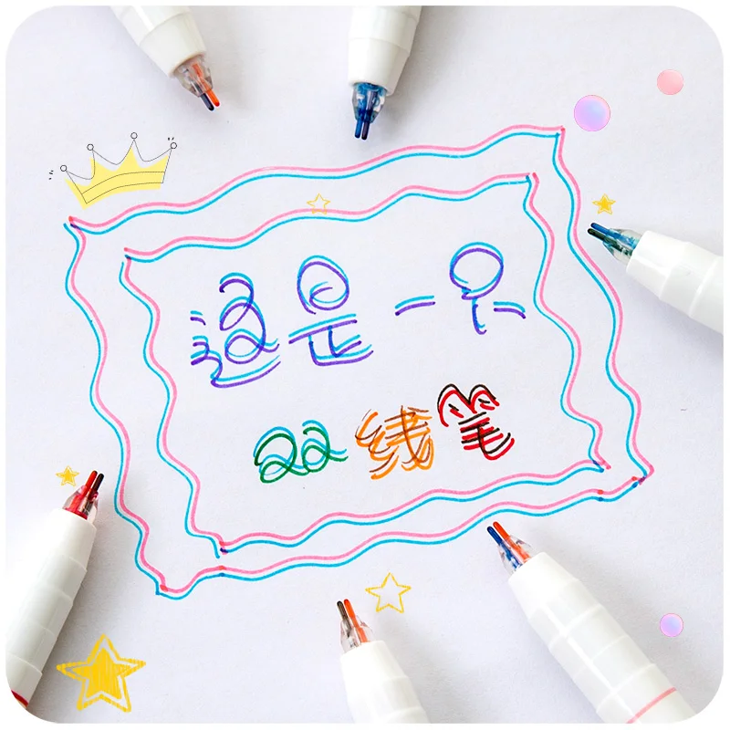 6pcs Morandi Color Double Line Highlighter Pen Set 0.5mm Tip 2 Lines Art Marker Drawing Design Liner Office School Student E6768
6pcs Morandi Color Double Line Highlighter Pen Set 0.5mm Tip 2 Lines Art Marker Drawing Design Liner Office School Student E6768