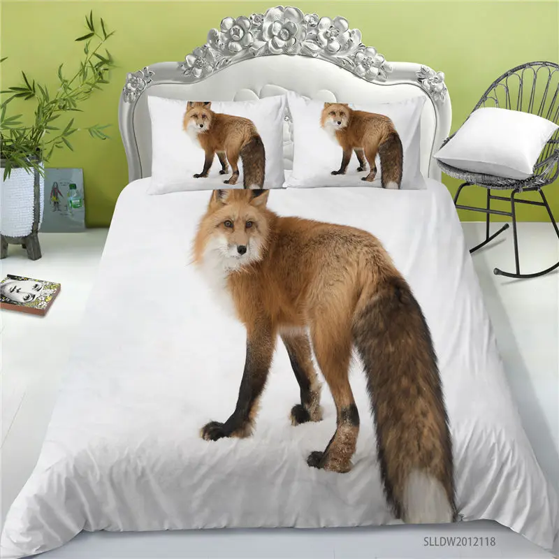 Sunshine Animal 3D Bedding Set Duvet Quilt Cover Set Pillowcase Kangaroo Deer Fox Printed Home Decor For Kids Adult
Sunshine Animal 3D Bedding Set Duvet Quilt Cover Set Pillowcase Kangaroo Deer Fox Printed Home Decor For Kids Adult