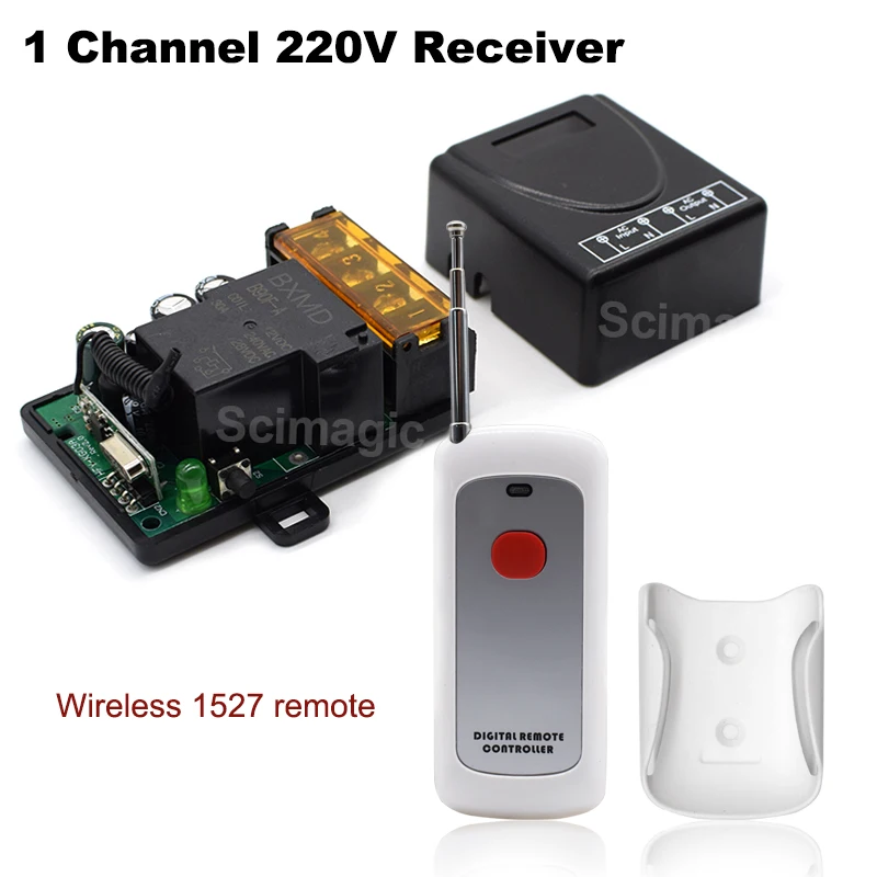 The best AC 220V 1CH Relay Receiver and 1 channel learning code 433 MHz wireless transmitter for Light Switch Security Alarm
The best AC 220V 1CH Relay Receiver and 1 channel learning code 433 MHz wireless transmitter for Light Switch Security Alarm