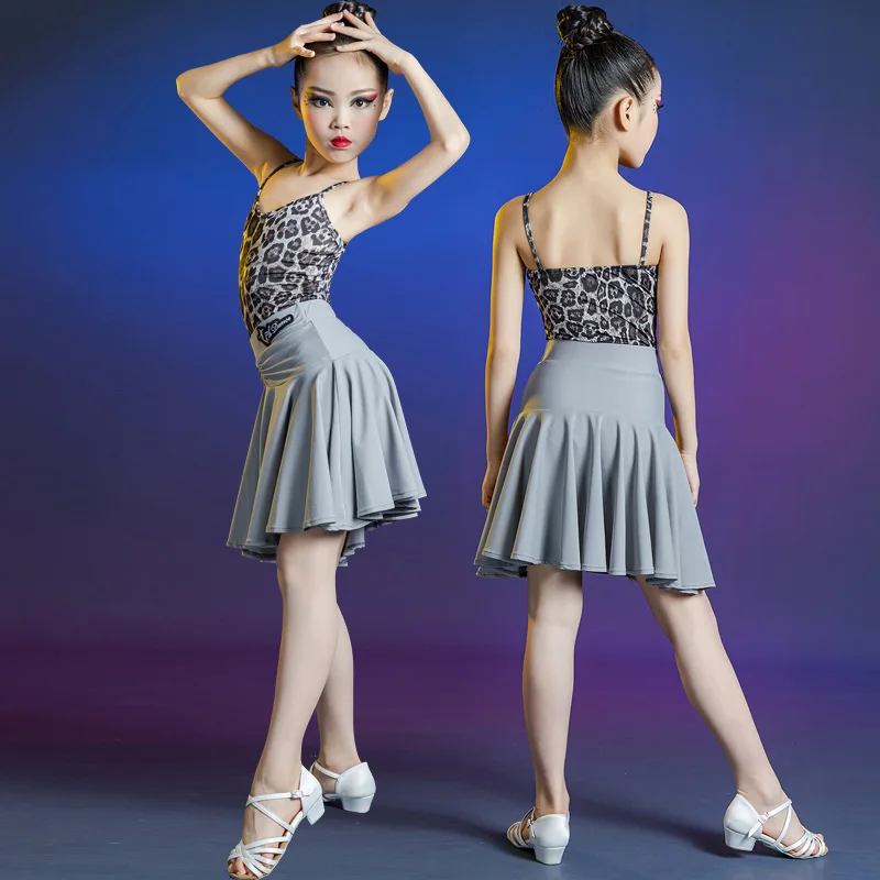 Children Latin Dance Dress Girls Leopard Vest +Short Skirt Latin Dancing Practice Costumes Sets Rumba Cha Cha Samba Tango Wear
Children Latin Dance Dress Girls Leopard Vest +Short Skirt Latin Dancing Practice Costumes Sets Rumba Cha Cha Samba Tango Wear