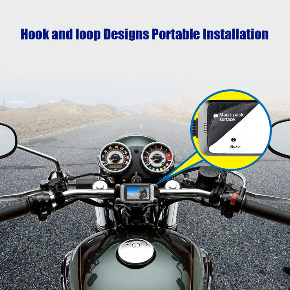 Motorcycle Dash Cam Camera Waterproof 1080p Dual Lens 140° Wide Angle 3" LCD Screen Motorcycle Dash Cam USB Powered
Motorcycle Dash Cam Camera Waterproof 1080p Dual Lens 140° Wide Angle 3" LCD Screen Motorcycle Dash Cam USB Powered