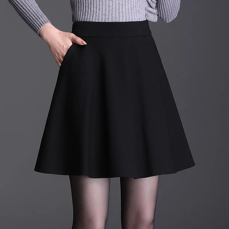 Women Zipper High Waist Loose Korean A-line Short Skirt Spring Autumn Office Lady Elegant Chic Casual Black Mini Skirts
Women Zipper High Waist Loose Korean A-line Short Skirt Spring Autumn Office Lady Elegant Chic Casual Black Mini Skirts